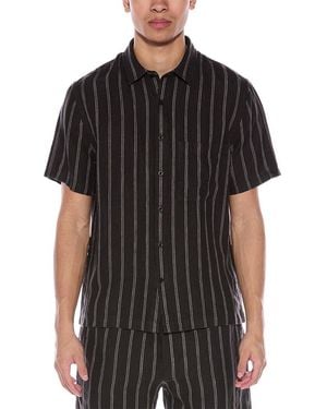 Vince Moonbay Stripe Shirt - Black