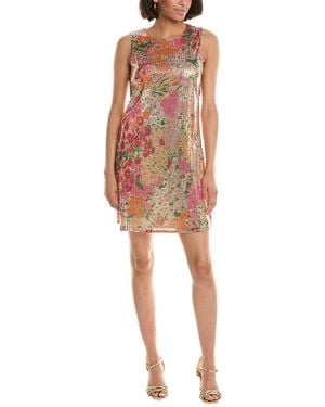 FLORA BEA NYC Ellis Shift Dress - Red