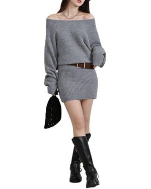 Olivia Taylor Sweaterdress - Grey