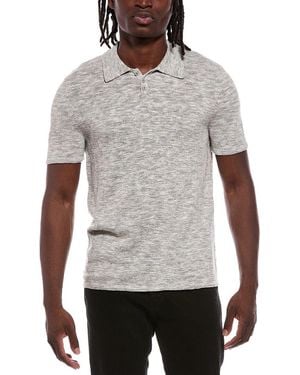 Autumn Cashmere Polo Shirt - Grey