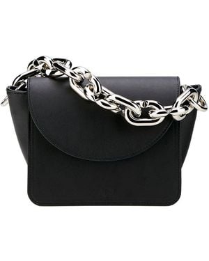 Agl Attilio Giusti Leombruni Chicchy Leather Clutch Bag - Black