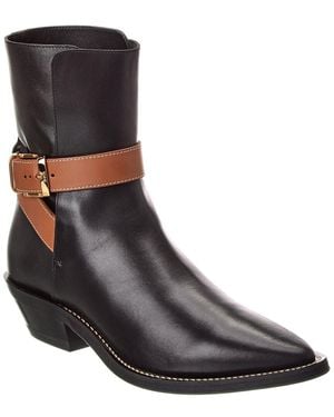 Tod's Gomma Suede Bootie - Black