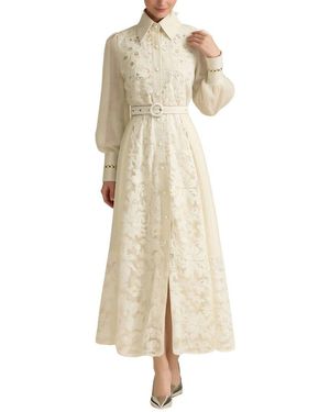 Vincent Midi Dress - Natural