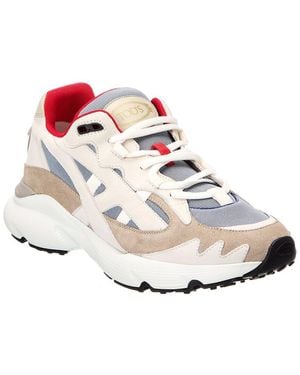 Tod's Leather & Mesh Sneaker - White