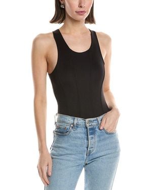 Hudson Jeans Scoop Neck Bodysuit - Black