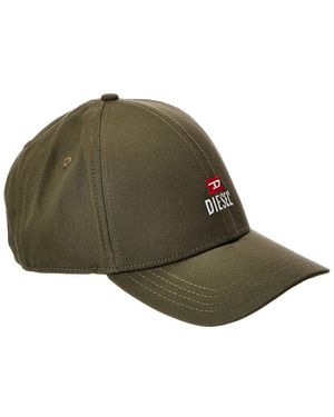 DIESEL New-D-Logo-Out Rjcar Cap - Green