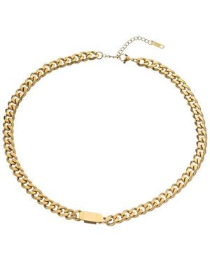 Eye Candy LA Titanium Leonie Necklace - Metallic