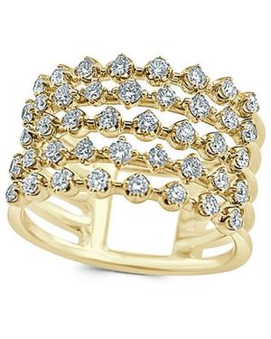 Sabrina Designs 14K 0.75 Ct. Tw. Diamond Five-Row Ring - White
