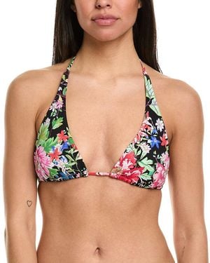 Johnny Was String Bikini Top - Blue