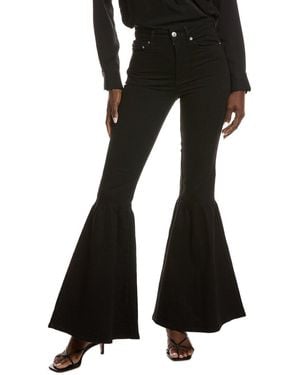 Maje Bell-Bottom Jean - Black