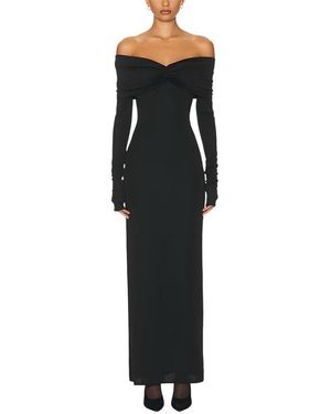 Adele Berto Maxi Dress - Black