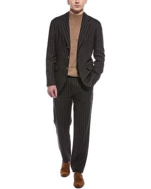 Brunello Cucinelli 2Pc Linen Suit - Black