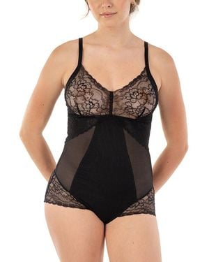 Body Beautiful Power Mesh Bodysuit Shaper - Black
