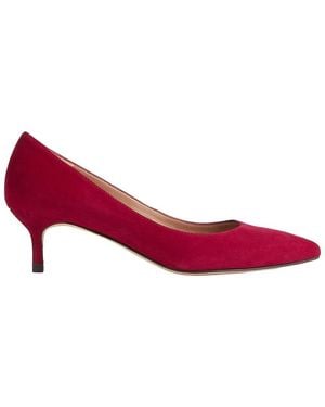LK Bennett L.K.Bennett Audrey Suede Closed Court Sneaker - Red