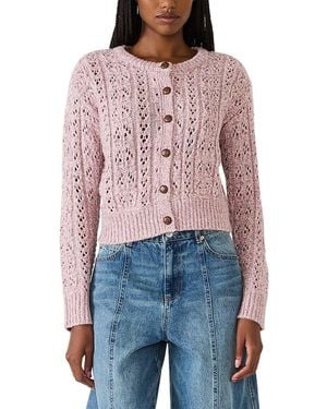 Steve Madden Jordyn Cardigan Jumper - Red