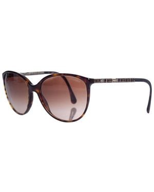 CHANEL Cat Eye Sunglasses (Authentic Pre-Loved) - Brown