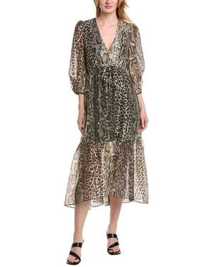 AllSaints Rosia Midi Dress - Natural