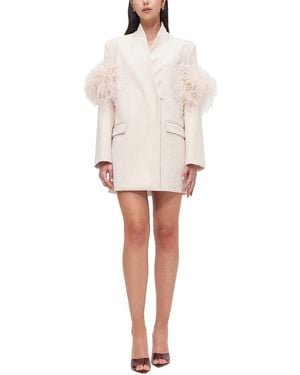 Rachel Gilbert Dani Jacket Mini Dress - White