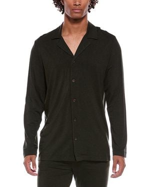 Hanro Button Lounge Shirt - Black