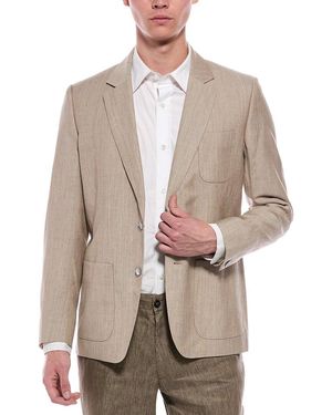 Rag & Bone Butler Donegal Wool & Linen-Blend Blazer - Natural