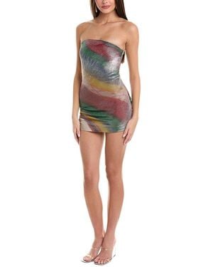 Missoni Knit Mini Dress - Red
