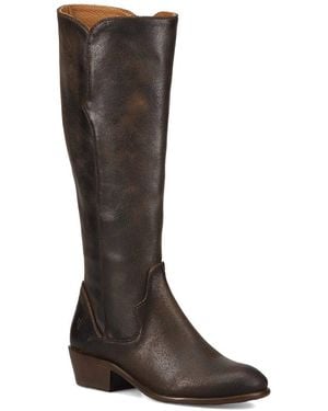 Frye Carson Piping Tall Suede Boot - Brown