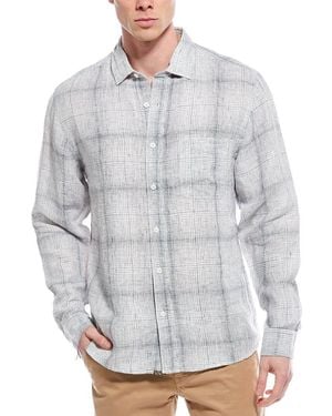 Billy Reid Tuscumbia Linen Shirt - Gray