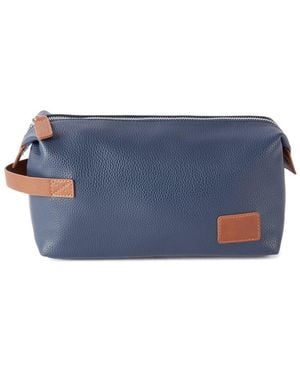 Bey-berk Vienna Toiletry Bag - Blue