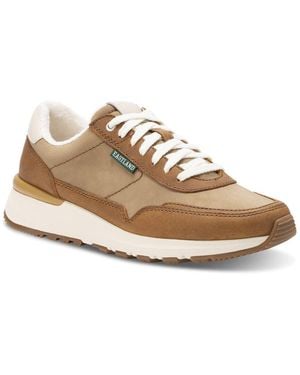 Eastland Leap Jogger Leather Trainer - Natural