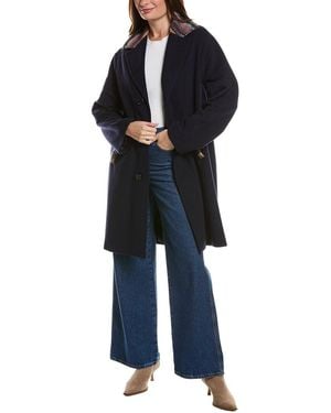 Missoni Wool-Blend Coat - Blue