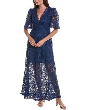 LAYERED WITH LOVE Maxi Dress - Blue