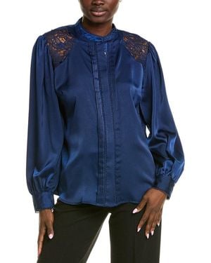 Tahari Esperanza Blouse - Blue