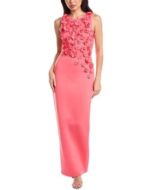 Badgley Mischka Embellished Luna Gown - Pink