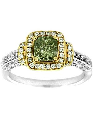 Suzy Levian 14k Two-tone 1.52 Ct. Tw. Diamond Ring - Multicolor