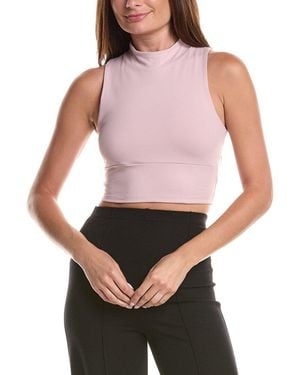 Susana Monaco Mock Sleeveless Top - Pink