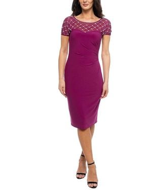 Marina Jersey Dress - Purple