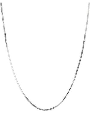 Italian Silver Necklace - Metallic
