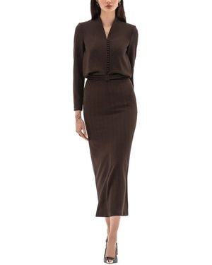 BGL Midi Dress - Brown