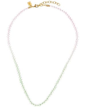 Crystal Haze Jewelry 18K Plated Colourful Necklace - White