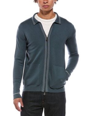 Isaia Wool, Silk & Cashmere-Blend Jacket - Blue