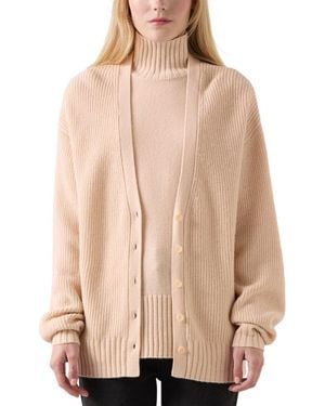 LK Bennett Frances Wool-Blend Cardigan - Natural