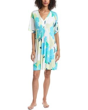 Ellen Tracy Tunic Nightgown - Blue