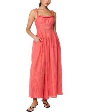 Line & Dot Delmare Jumpsuit - Red