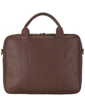 Bugatti Palermo Executive Briefcase - Brown