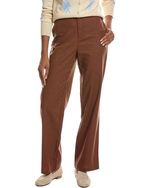 Seraphin Linen-Blend Pant - Brown