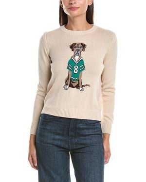 Hannah Rose Most Valuable Player Cashmere-Blend Jumper - Natural