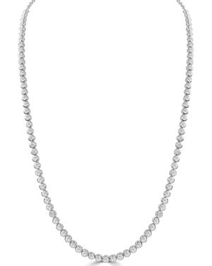 Sabrina Designs 14K 6.31 Ct. Tw. Diamond Tennis Necklace - White