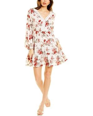 To My Lovers Floral Lace Mini Dress - White