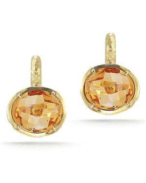 Reiss 14K 5.50 Ct. Tw. Citrine Earrings - Metallic