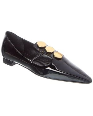 Manolo Blahnik Khafre Patent Flat - Blue